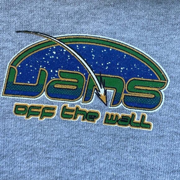 Vans off the wall kids gray hoodie size kids XL ages 14+ - Picture 3 of 8